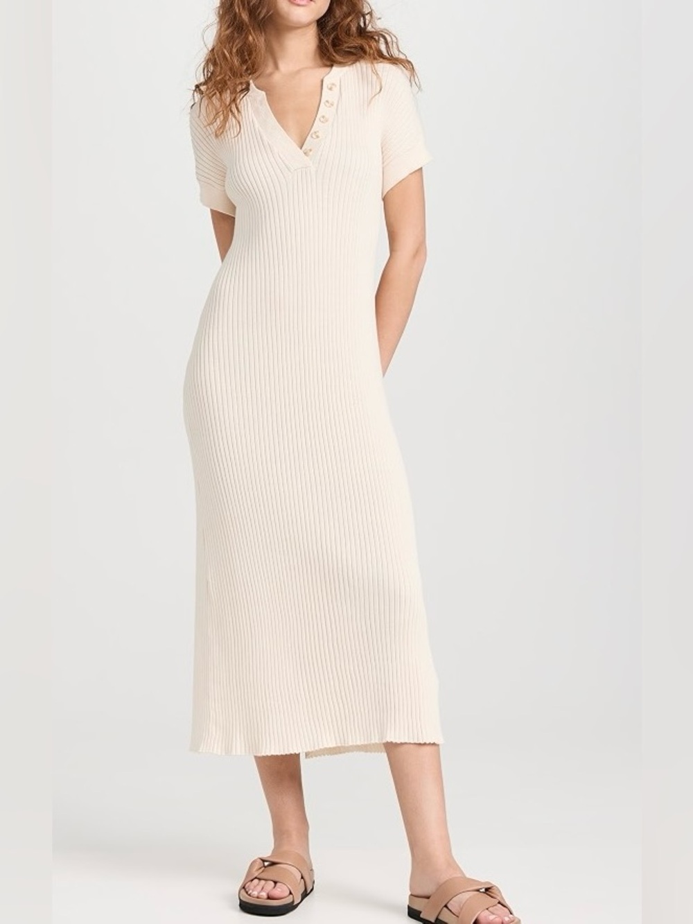 Varley | Aria knit midi dress